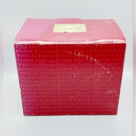 Vintage Fitz and Floyd Frosty Folks Candy Box 1999 With‎ Box - Picture 11 of 12